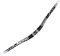 GRTE Mountainbike-Lenker Leichter Aero-Aluminium-MTB-Riser-Lenker 31.8×680/720/780mm extra lang Farbige Fahrradlenker,Schwarz,720mm