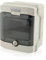 Intratec Centralino a parete, IP65 – Quadro di distribuzione esterno, quadro stagno per giardino, cantina, garage e spazi esterni, 1 fila, 6 moduli, 201 x 165 x 120 mm, grigio