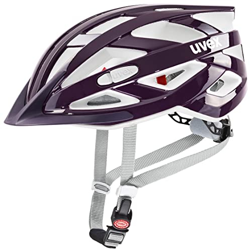 uvex i-vo 3D - Leichter Allround-Helm für Damen und Herren - individuelle Größenanpassung - erweiterbar mit LED-Licht - Prestige - 52-57 cm