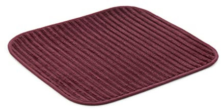 Gözze - Rutschfester Weicher Badeteppich, 100% Polyester, 50 x 45 cm - Brombeere