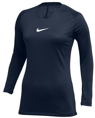 NIKE AV2610-410 Dri-FIT Park First Layer T-Shirt Women's Midnight Navy/White Size L