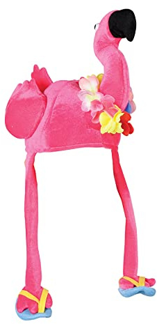 Beistle Plush Christmas Hat – Holiday Party Supplies, Seasonal-Themed Headwear, Winter Accessories, Festive Dress-Up Costume