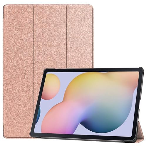 TINGYR Funda para Honor Pad X8 Funda Tableta, Piel, Soporte Plegable, Protección Todo Incluido, Carcasa para Honor Pad X8.(Oro Rosa)