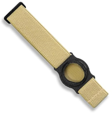 Diasticker® | Dexcom G7 - Fixierband | Halter 360° drehbar | Armband zur Befestigung des Dexcom CGM, Sensor-Schutz, Fixierung | Halter: Schwarz (Large: 35-45 cm, Beige)