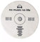 Wokii CD-Disc-Bodenmatte, Musikaufzeichnung, schwarzer runder Teppich, kreativer CD-förmiger Teppich, runder Teppich, rutschfeste Bodenmatte, Teppich für Schlafzimmer, Wohnzimmer, Heimdekoration