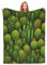 Turamurra Cactus Blanket Gifts for Adults Kids Soft Warm Lightweight Cozy Green Plant Cactus Throw Blankets for Couch Bedroom Sofa Living Room Decor 80x60in