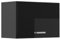 Vicco Hängeschrank R-Line, hängender Küchenschrank, Schwarz Hochglanz/Anthrazit, 60 cm Flach