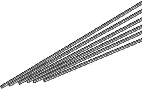 QUARKZMAN 10 Piezas de Varilla de Fibra de Carbono, 4mm x 500mm para Herramienta de Bricolaje de Aviones RC Tubo de Ala Brazo de Quadcopter
