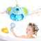 Jouets de bain pour enfants, Set de jouets de bain pour bébé à partir de 1 2 3 4 5 6 ans, Machine à bulles de savon Avec musique, Eléphant fabricant de bulles de savon avec douche d'eau , Canard jouet