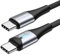 BLACKSYNCZE Cavo USB C USB C 60W, 2M Cavo USB Type-C PD 3A Ricarica Rapida Nylon Cavo Type C to Type C per iPhone 15 Pro Max/15 Pro, Macbook Air, Pad Pro, Samsung Galaxy S24/S23/S22, Google Pixel 8