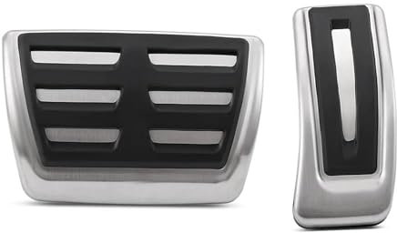 Auto Pedale Für Skoda Für Octavia Mk4 IV NX 2019 2020 2021 2022 2023 Auto Fuß Pedale Gaspedal Bremse Kein Bohren Pedal Abdeckung Teile Fußstütze Pedale(AT)