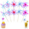Xinjoduz 10 Stück Cocktail Deko Cocktail Party Zubehör Tortendeko Feuerwerk Kuchen Deko Für Torte Cocktail Glitzer Deko Feuerwerk Sticks Party Cocktail Deko Cocktailspieße Holz Für Torten Deko