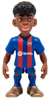 MINIX Lamine Yamal Barcelona 12cm Figure - Collectible Yamal Figure Sports Football Icon Range for Fans