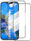YOUULAR [Lot de 2 films de protection d'écran en verre trempé pour Apple iPhone 7, dureté 9H, haute transparence, incassable, sans bulles, bord noir