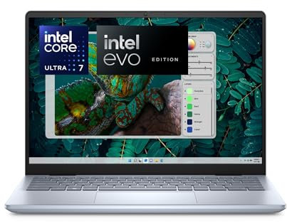 Dell Inspiron 14 Plus (7440) Laptop EVO -14-inch 2.8K 60Hz Display, Intel Core Ultra 7 155H, 32GB RAM, 1TB SSD, Intel Arc Graphics, Windows 11 Home, UK Qwerty Backlit Keyboard, Ice Blue
