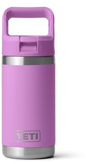 YETI Rambler Jr. 12 oz Kids Bottle, with Straw Cap, Desert Bloom