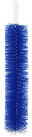 Fan Dust Brush, Non-Dismountable, Fan Cleaning Brush, Flexible Multi-Purpose Brush, Microfibre Duster for Sewer Screen Windows, Various, Easy to Bathroom (Blue, One Size)