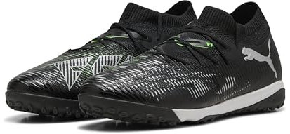 Puma Mens Future 8 Match Astro Turf Football Boots Black/Green 8 UK