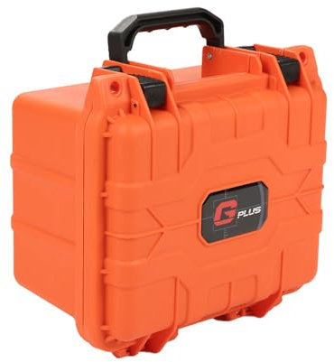 PIT66 Reisen Wasserdicht Abgestufte Karten-Aufbewahrungsbox,fasst 45 PSA graded Karten oder 25BGS graded Karten oder 100 ungraded Karten,Karten-Aufbewahrungsbox für Sammelkarten ORANGE