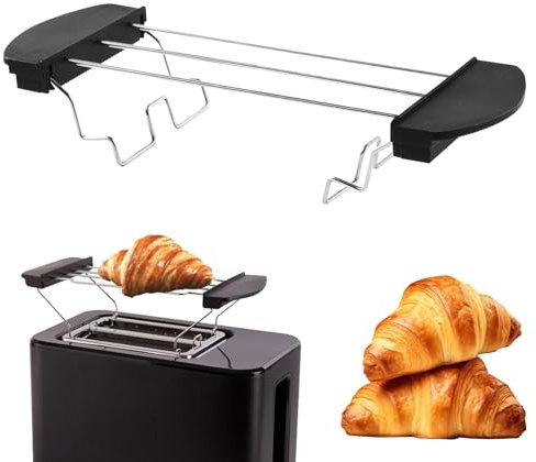 Edelstahl Toast Rack,Toastständer Edelstahl,Toaster Warming Rack,Brötchenaufsatz Für Toaster,Toaster Aufsatz Für Brötchen,Cooling Rack,Kann zum Kühlen von Brot, Sandwiches, Croissants Verwendet Werden