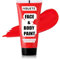 YBUETE Devil Red Water Based Face Body Paint, 2.37 OZ Large Tube Full Coverage Face Paint for Cosplay Joker Vampire Spiderman, Washable Red Body Painting Cream for Adult Carnival Halloween SFX Makeup
