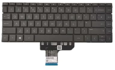 Clavier pour Ordinateur Portable for HP Spectre X360 13-ap0000 ap0100 x360 Noir UK English Layout