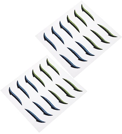 Unsichtbare Eyeliner Aufkleber Kunststoff, 12 Paar, für Frauen