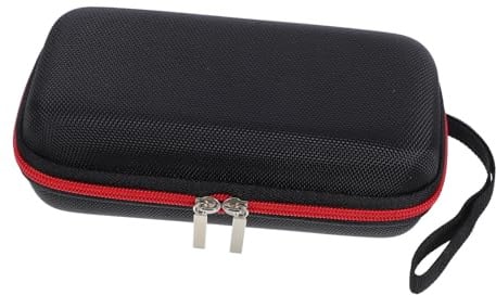 Healvian Blutzuckermessgerät Multifunktionale aus Stoff Tasche Reißverschluss Oxford Aufbewahrungstasche Schwarze für Kleine für Reise und Büro