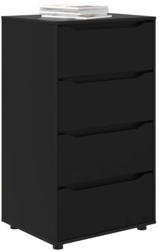 vidaXL Stauraumschränke 60 x 48 x 105 cm Holzwerkstoff Schwarz