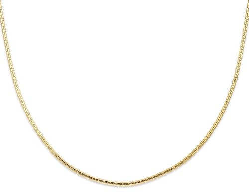 Copenhagen STUDIOS Halskette Unisex - gold - Gliederkette aus poliertem Edelstahl für Damen & Herren - verstellbare Länge - wasserfest & hautfreundlich