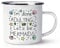I'm Done Adulting Let's Be Mermaids Retro Enamel Mug Cup
