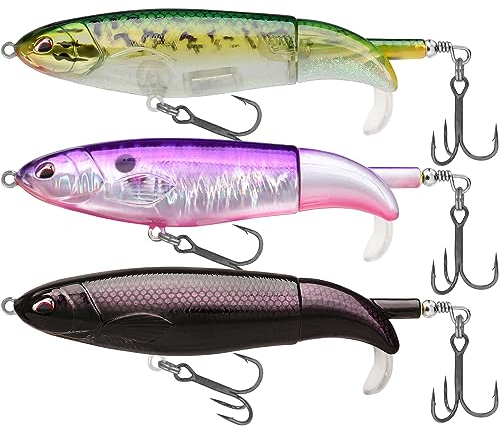 TRUSCEND Angelköder Kunstköder Fische Angeln Set Hecht Zander Forellen Köder Swimbait Wobbler Langsam Sinkend Süßwasser Salzwasser Angelset Angeln Geschenk für Männer