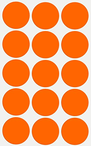 Royal Green Orange Color Coding Labels Round Dot Sticker 3cm 30mm 225 Pack…