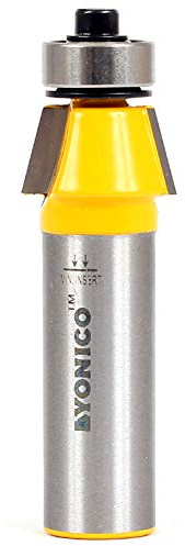 YONICO Bevel Trim Router Bits Bevel 15 Degree 1/2-Inch Shank 14932