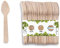BIOZOYG cuillère jetable de vaisselle à usage unique I 100 x cuillère à soupe de madera cuillère en bois couverts jetables I biodégradable et compostable 11cm