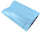WACCOMT Pack 100 Stücke Matte Aluminiumfolie Verpackung Tasche Reißverschluss Selbstdicht Flachbeutel Lebensmittel Lagerung Geruchssicher Mylar Beutel (Matt Blau, 8x12cm (3.1x4.7 inch))