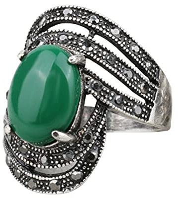 Ring Ringe Ring Ring Geschnitzte Muschel Damenring Schmuck Illu- Vintage Geschenk Ringe Matching Anime Rings (A-011, 7)