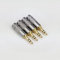 RHINORO 4 Pieces Quality 3.5mm 3-Poles Jack Plug Solder Soldering Connector End Terminal for Stereo Earphone Headphone Headset Speaker AUX IN (no microphone pin)