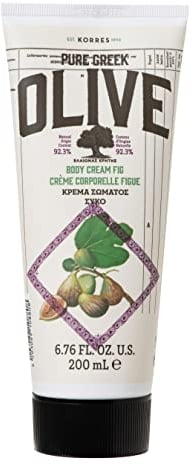 KORRES Olive Fig feuchtigkeitsspendende Bodymilk für geschmeidige Haut, mit extra nativem Olivenöl, mit Duft von frischen Feigen, vegan, 200 ml