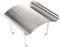 STERR Sombreros para Chimeneas 70 x 70 cm - Tapa de Chimenea de Acero Inoxidable - Kit de chimenea, Chimenea de Sombrerete, extractor humos chimenea
