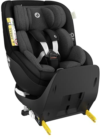 Maxi-Cosi Mica Pro Eco i-Size, 360°-Kindersitz mit ISOFIX, 0-4 Jahren, 40-105 cm, ClimaFlow, G-CELL-Seitenaufprallschutz, drehbarer Kindersitz, Neugeborene & Kleinkindsitz, Authentic Black