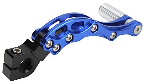 Kickstarter, Motorradzubehör Kickstarterhebel Scooter Fußschalter Kickstarter Starthebel Hochfeste Aluminiumlegierung Universal Zubehör Für Motorräder Roller (Blau)