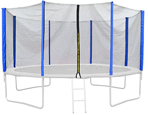 Jawinio Trampolin-Sicherheitsnetz Trampolin-Zubehör Ersatzteile 14FT/425cm blau