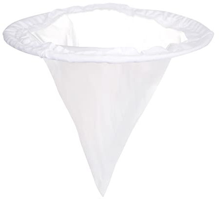 sourcing map 400 Mesh Paint Filter Bag 7 Dia Cone Shape Nylon Strainer for Filtering Paint, Gasoline, Fuel, Home Brewing