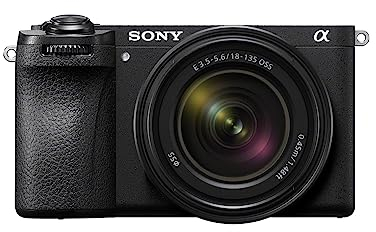 Sony Alpha 6700 – APS-C Interchangeable Lens Camera with 26 MP Sensor, 4K Video, AI-Based Subject Recognition, Log Shooting, LUT Handling and Vlog Friendly Functions and 18-135mm Zoom Lens