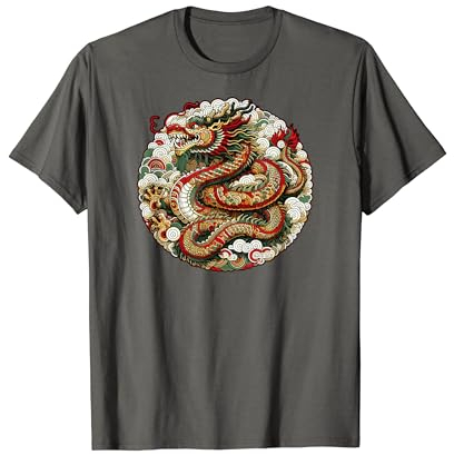 Design de célébration du Nouvel An chinois 2024 de l'année du dragon T-Shirt