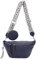 irisaa Umhängetasche Damen Crossbody Bag, 3 in 1 Schultertasche, Bauchtasche mit Reißverschluss und Verstellbarem breitem Gurt, Handtasche für Männer Frauen, DKB Farbe:Navy Separat