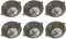 6 PCS Cone Paint Filter 100# Grid Plastic Strainer, Fine Mesh Industrial Paint Filter, Reusable Strainer Funnel for Water Based Oil Paints, Dia Nylon Mesh Net (Grey, 100 * 55mm/3.9 * 2.1in)