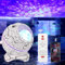 Projector Galaxy Light with Bluetooth Speaker, Dinosaur Egg LED Star Projector, 8 White Noise Aurora Projector Various Light Effects Dinosaur Egg Night Light, Children's Adults Christmas Gifts (White)