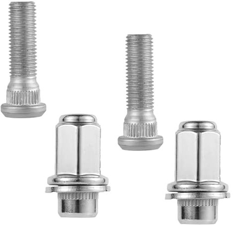 PEUTIER 4 Stück M12x1,5 Rad Lug Stehbolzen Mutternsatz, Kompatibel mit Toyota Corolla Camry 4Runner Celica RAV4 Avalon Lexus GS350 GX460 GX470 ES300 SC400 für 90942-01058